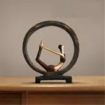 Modern Abstract Art Resin Yoga Sculptures and Statues