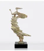 Modern Abstract Dancing Girl Sculpture