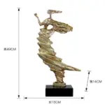 Modern Abstract Dancing Girl Sculpture