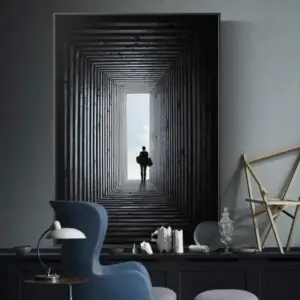 Modern Abstract Texture Canvas Art