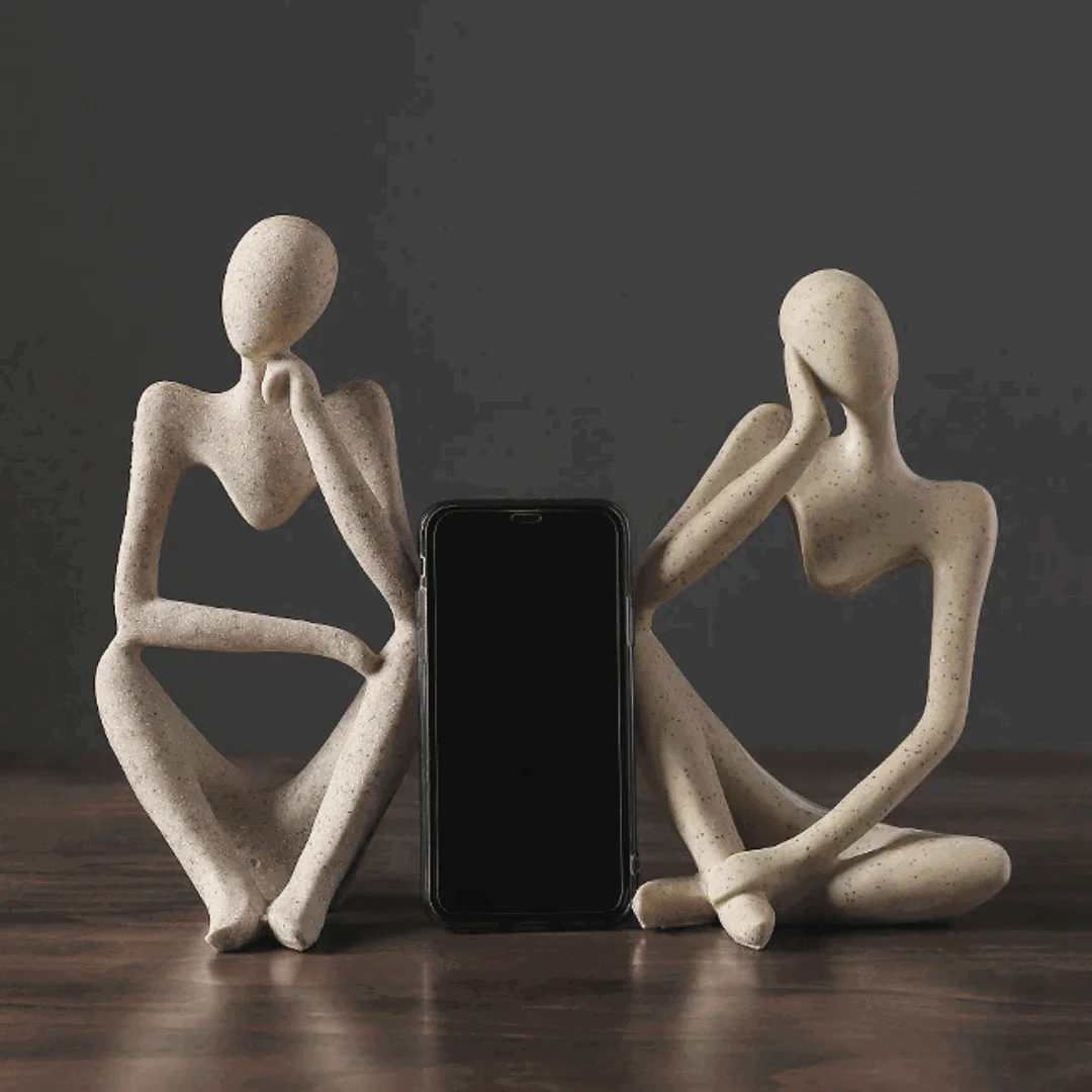 Modern Abstract Thinker Figurine -