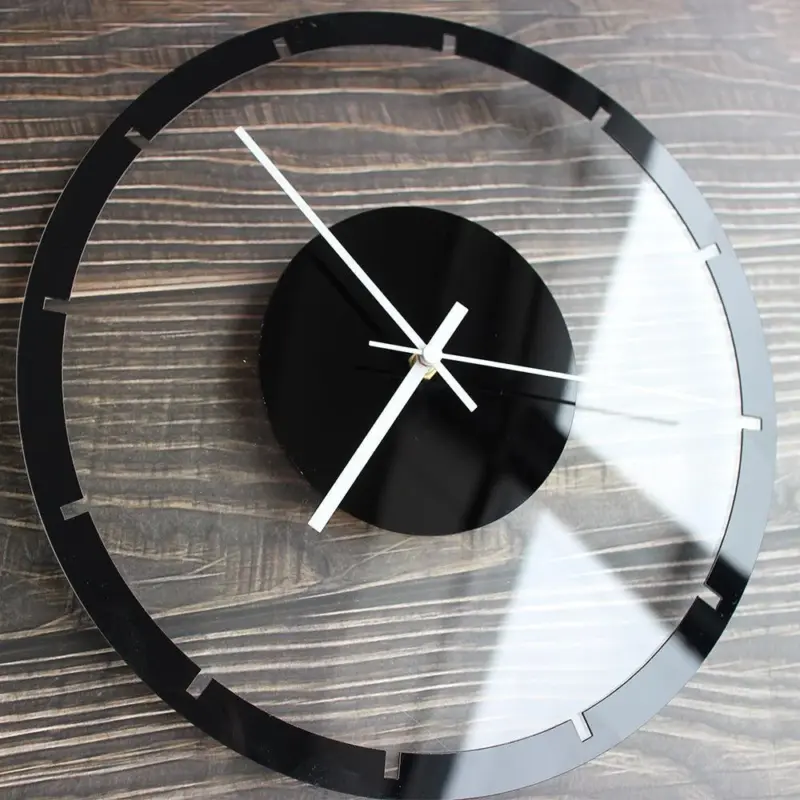 Modern Analogue Wall Decor Clock for Living Room