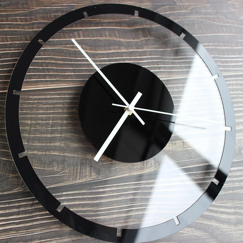 Modern Analogue Wall Décor Clock for Living Room -