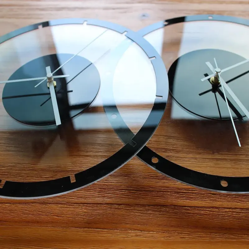 Modern Analogue Wall Decor Clock for Living Room