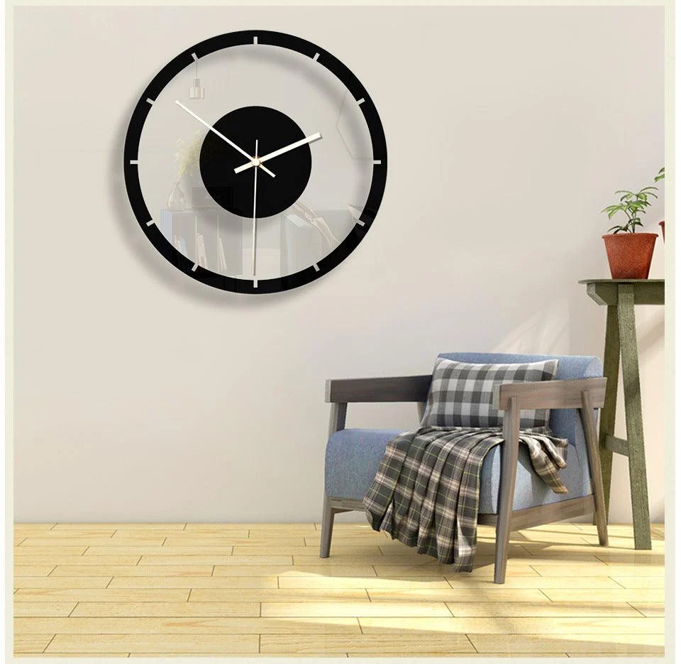 Modern Analogue Wall Décor Clock for Living Room -