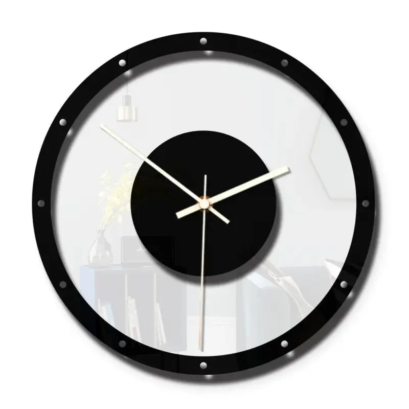 Modern Analogue Wall Decor Clock for Living Room