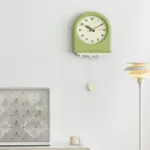 Modern Arch with Wavy Design Pendulum Clock