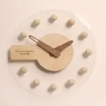 Modern Battery Operated Silent Wall Clock 10 Inches Acrylic