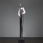 Modern Billiards Sport Sculpture Miniature Sculptures and Statues