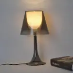 Modern Black Transparent Table Lamp Lighting Acrylic For Living Room