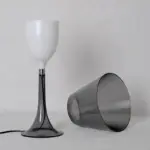 Modern Black Transparent Table Lamp Lighting Acrylic For Living Room