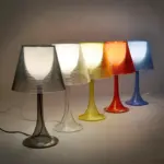 Modern Black Transparent Table Lamp Lighting Acrylic For Living Room