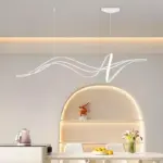 Modern Black Warm Minimal Led Pendant Lighting Fixture