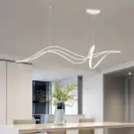 Modern Black Warm Minimal Led Pendant Lighting Fixture