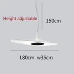 Modern Black White Art Italian Pendant Lighting Hanging Home Decor