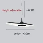 Modern Black White Art Italian Pendant Lighting Hanging Home Decor