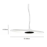 Modern Black White Art Italian Pendant Lighting Hanging Home Decor