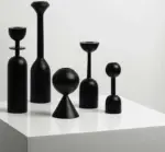 Modern_Black_Wood_Tapered_Candle_Holder_-_-4344132 Modern Black Wood Tapered Candle Holder