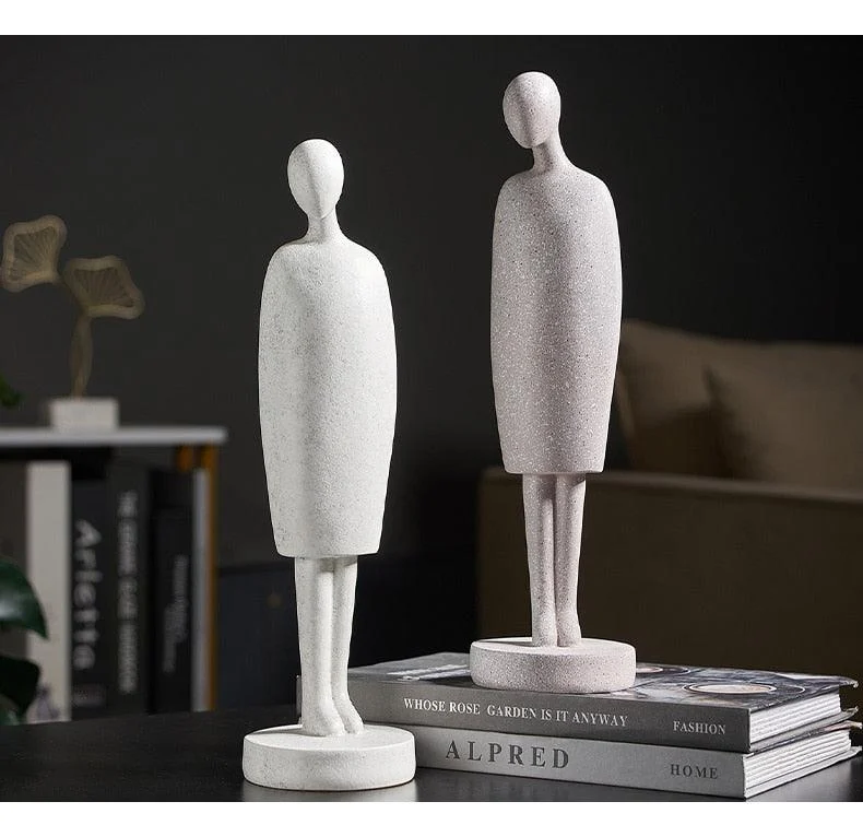 Modern Ceramic Figurines Home Decor Sculptures -
