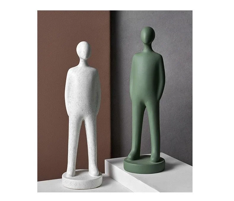 Modern Ceramic Figurines Home Decor Sculptures -