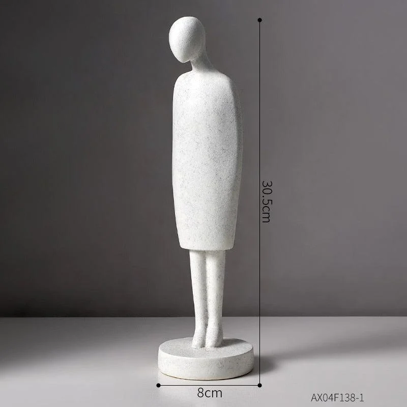 Modern Ceramic Figurines Home Decor Sculptures -