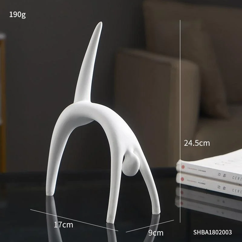 Modern Ceramic Figurines Home Decor Sculptures -