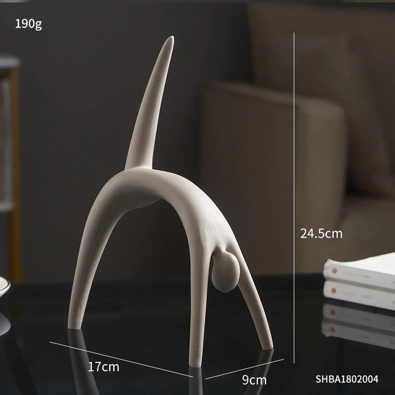 Modern Ceramic Figurines Home Decor Sculptures -