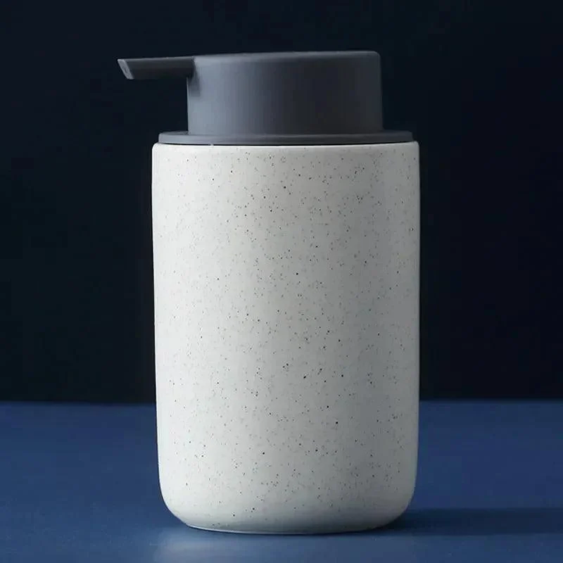 Modern Ceramic Lotion Bottle - Premium Bathroom Accessory -