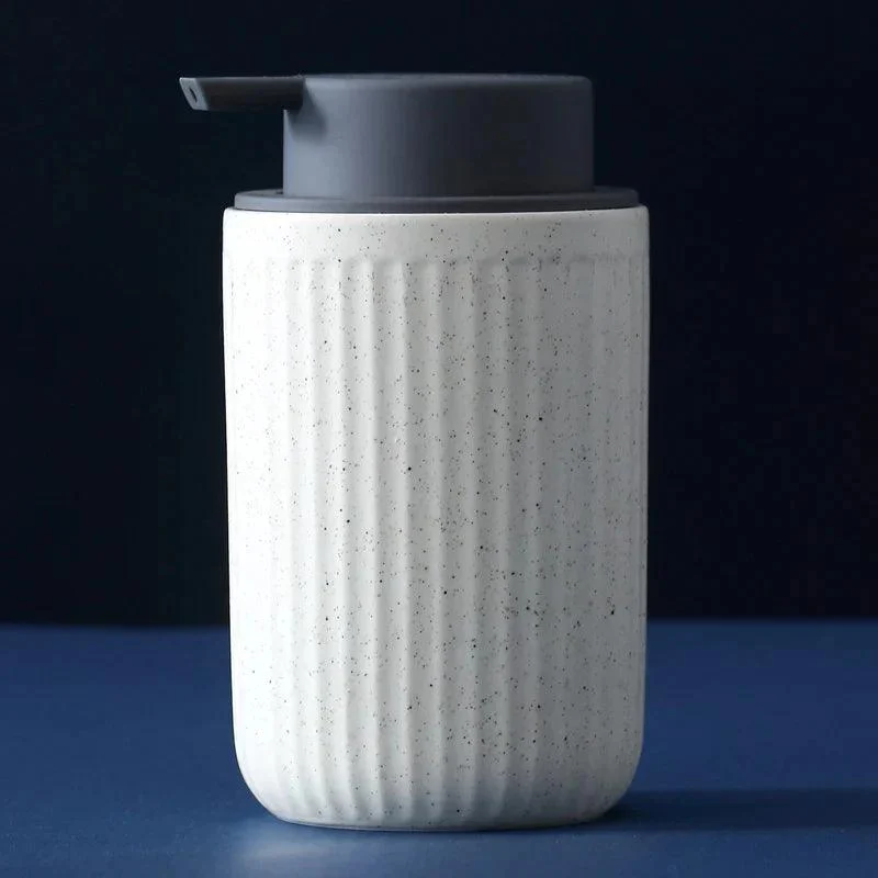Modern Ceramic Lotion Bottle - Premium Bathroom Accessory -