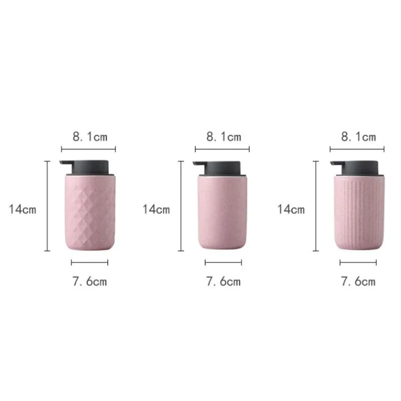 Modern Ceramic Lotion Bottle - Premium Bathroom Accessory -