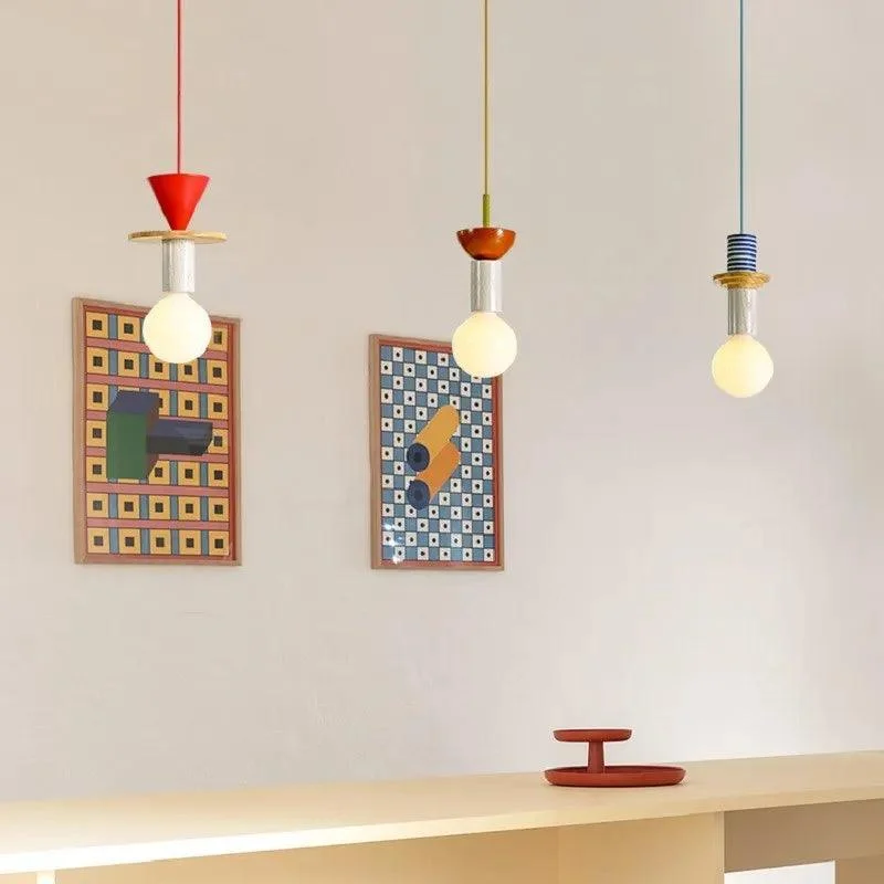 Modern Colorful Edison Bulb Pendant Light -
