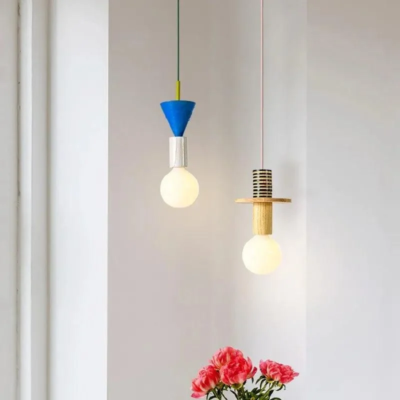 Modern Colorful Edison Bulb Pendant Light -