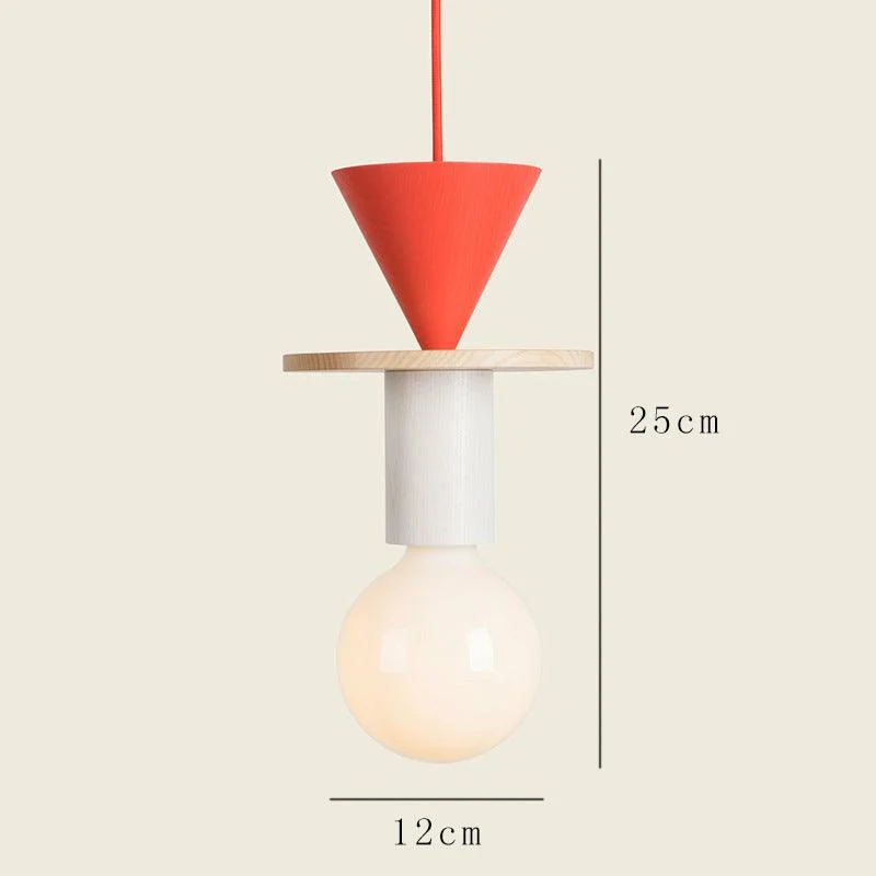 Modern Colorful Edison Bulb Pendant Light -