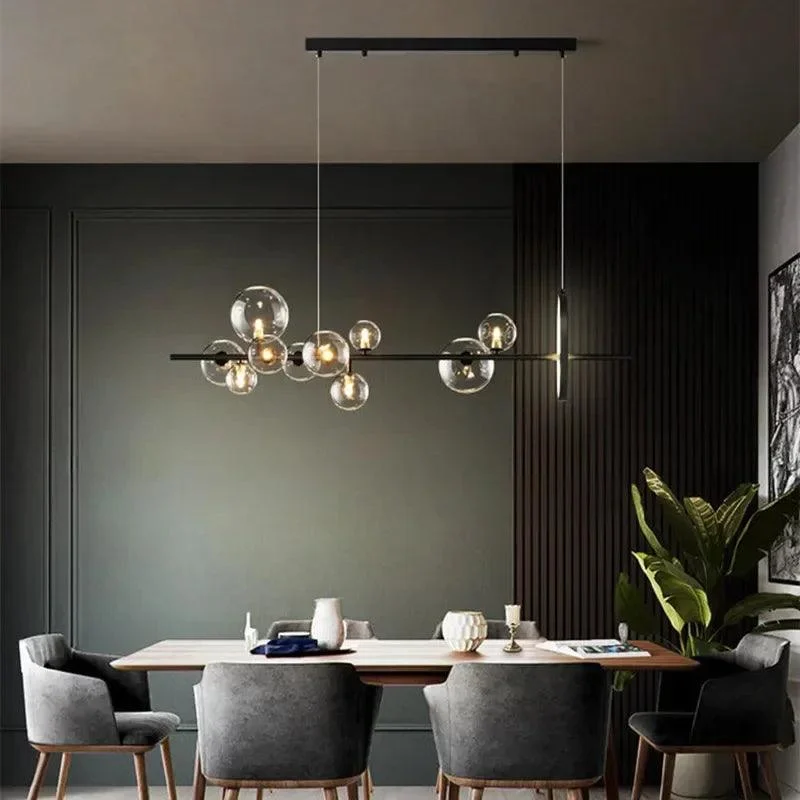 Modern Contemporary Glass Bubbles Led Pendant Lighting Chandeliers Home Decoration -