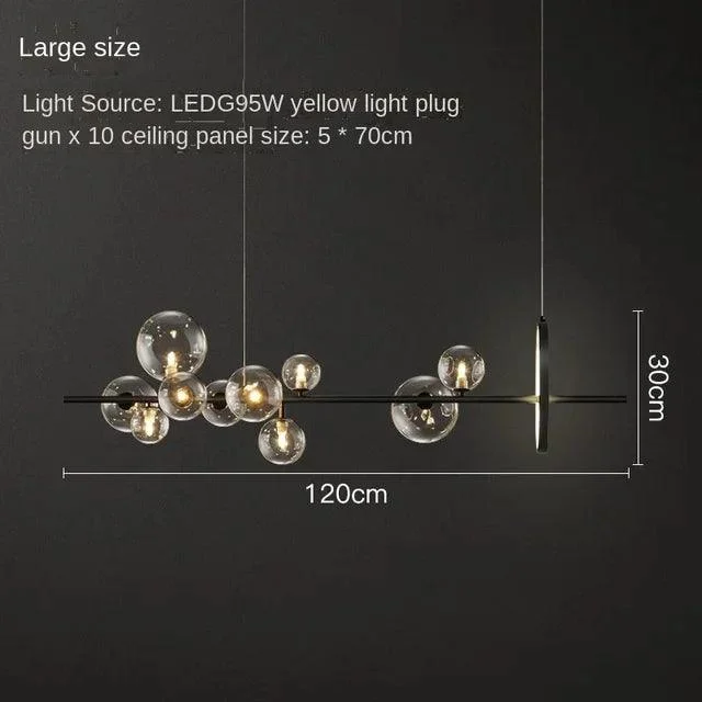 Modern Contemporary Glass Bubbles Led Pendant Lighting Chandeliers Home Decoration -