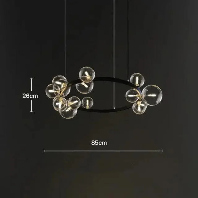 Modern Contemporary Glass Bubbles Led Pendant Lighting Chandeliers Home Decoration -