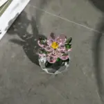 Modern Crystal Sunflower Ornaments Home Crafts Sculptures and Statues Gifts