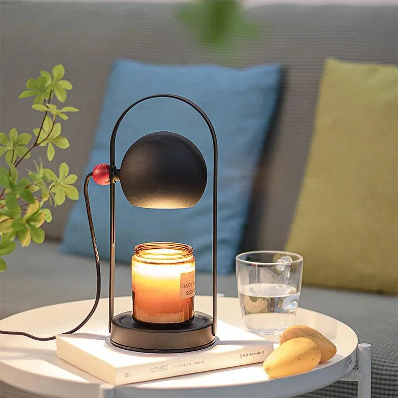 Modern Design Black Dimmable Candle Warmer -