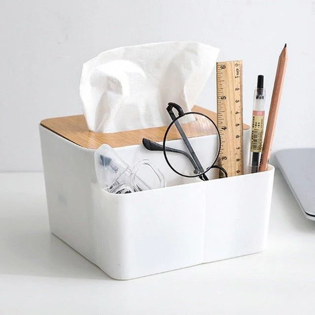 Modern Desk Tidy (with Tissue Box) -