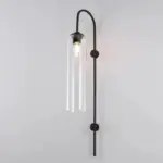 Modern Glass Wall Lamp Black