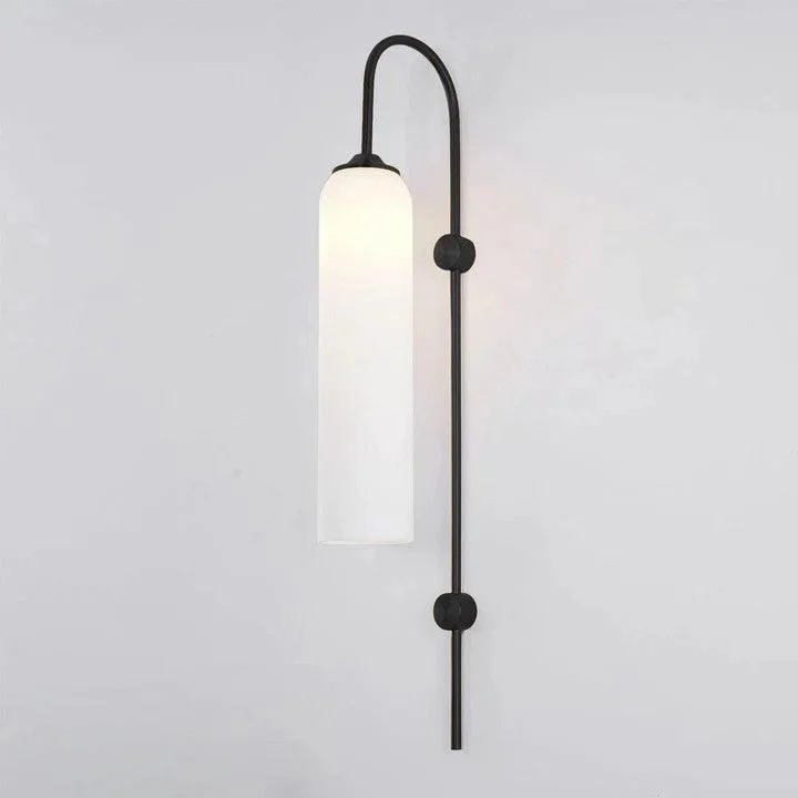 Modern Glass Wall Lamp Black 5