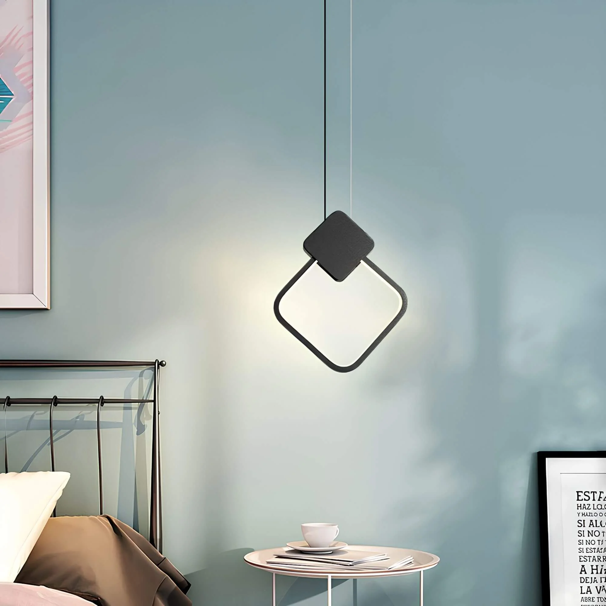 Modern Hanging Decorative Colorful Pendant Light Stilvolle Hangelampe In Verschiedenen Farben 12