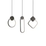 Modern Hanging Decorative Colorful Pendant Light Stilvolle Hangelampe in verschiedenen Farben 3 xlumina
