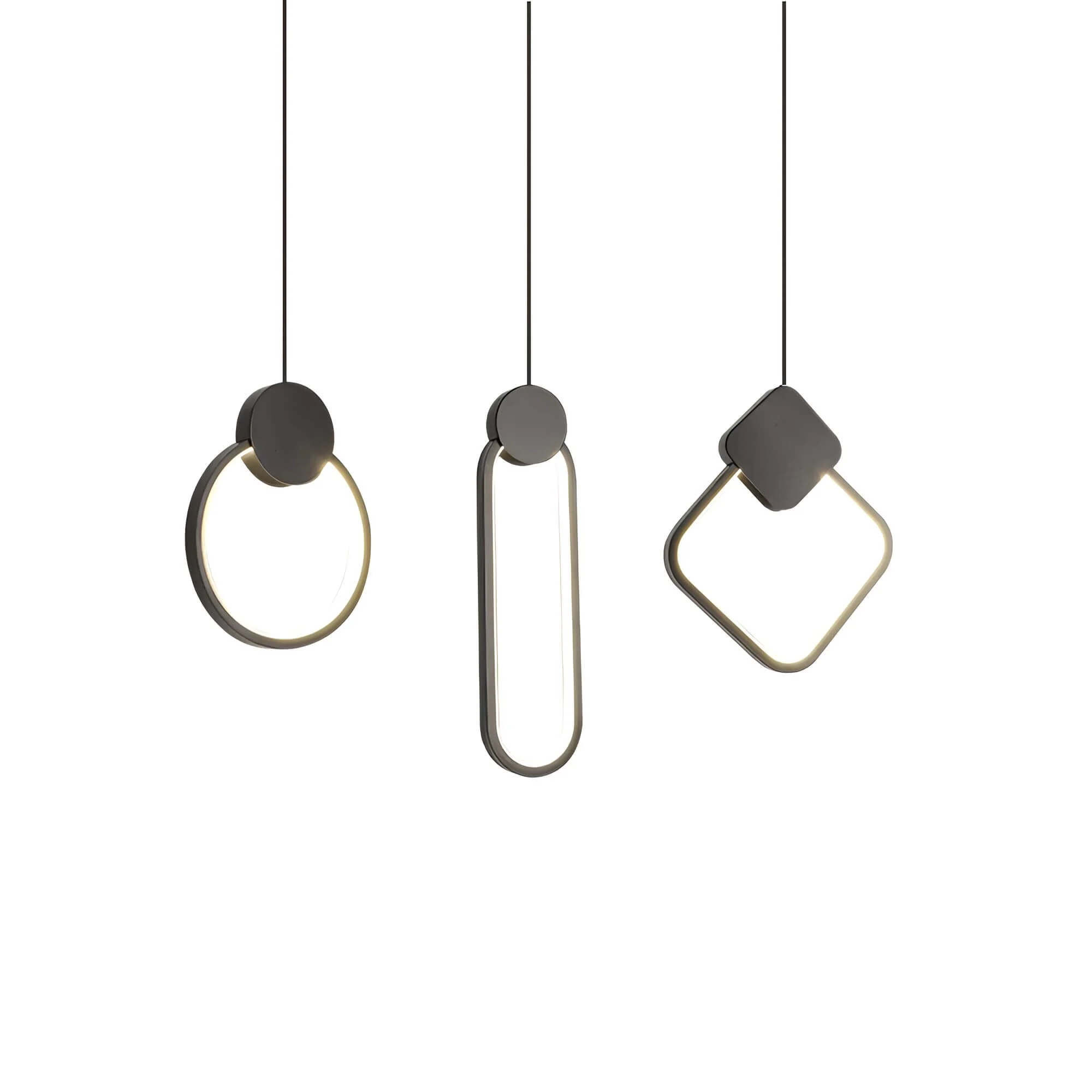 Modern Hanging Decorative Colorful Pendant Light Stilvolle Hangelampe In Verschiedenen Farben 3 Xlumina