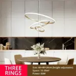 Modern LED Chandelier Luxury Lighting for Dining and Living
