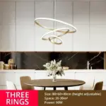Modern LED Chandelier Luxury Lighting for Dining and Living