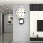 Modern Led Lamp Silent Wall Clock for Living Room