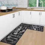 Modern Letter Print Floor Mat Stylish Home Decor
