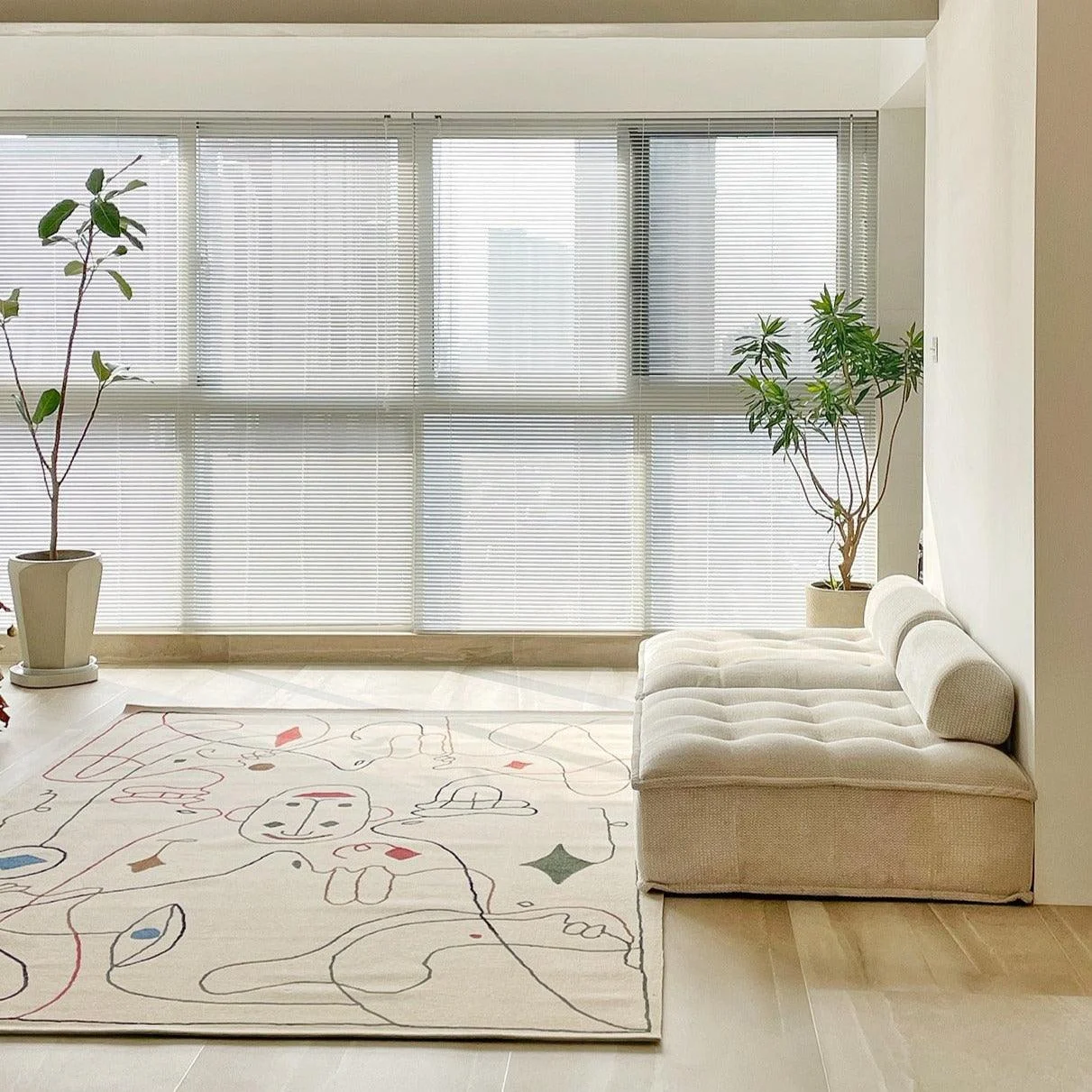 Modern Luxury Abstract Colorful Graffiti Rugs -
