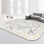 Modern Luxury Abstract Colorful Graffiti Rugs